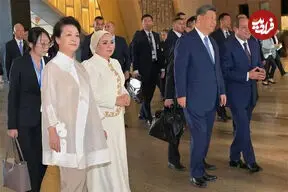 ببینید| بازدید شی جین‌پینگ و همسرش از موزه بزرگ مصر