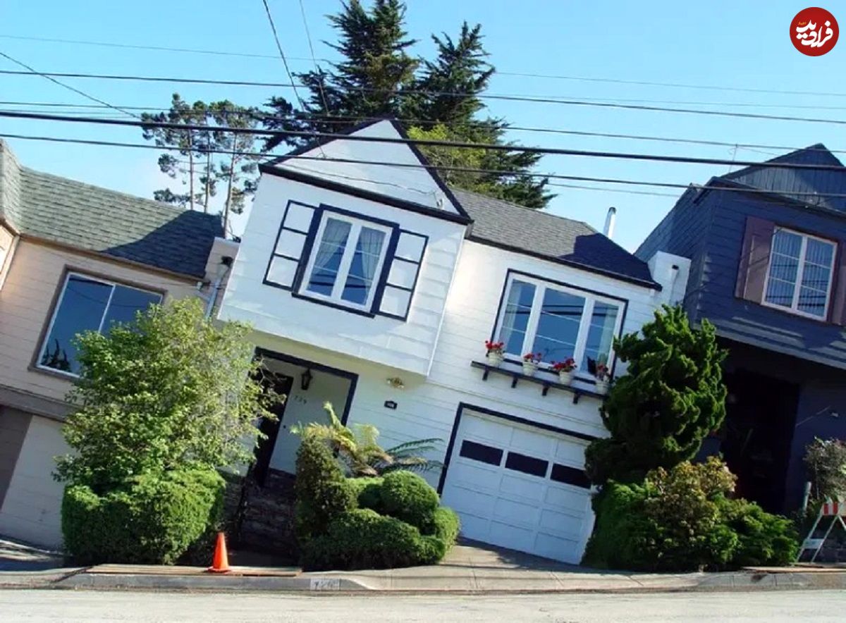 تصاویر؛ خانه‌های این شهر را به شکلی عجیب، عمدا کج می‌سازند