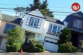 تصاویر؛ خانه‌های این شهر را به شکلی عجیب، عمدا کج می‌سازند