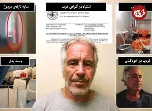 تصاویر| ۵ پرسش بی‌پاسخ درباره مرگ جفری اپستین؛ سایه نارنجی مرموز که وارد سلول شد کیست؟