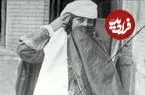 عکس| سفر در زمان؛ زنی با روبنده و چادر در زمان قاجار