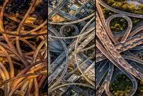 تصاویر| دیوانه وارترین جاده های تبادلی جهان؛ وقتی ترافیک به معماری تبدیل می شود