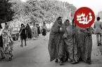 سفر زمان؛ عکس یادگاری «بانوان کازرونی» با لباس سنتی و زیبا؛ دهه 50