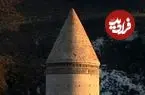 تصاویر| برج رادکان کردکوی؛ سازه باستانی آل باوند با گنبد مخروطی و ۳۵ متر ارتفاع 
