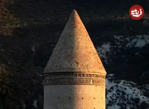 تصاویر| برج رادکان کردکوی؛ سازه باستانی آل باوند با گنبد مخروطی و ۳۵ متر ارتفاع 