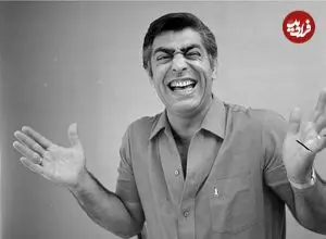 عکس| سفر در زمان؛ «فردین» در پشت صحنه فیلم قصر زرین و در 39 سالگی؛ سال 48