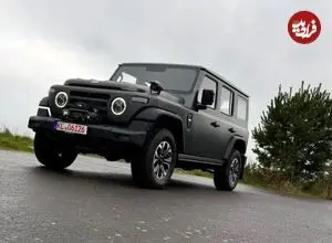 عکس| خودروی نظامی ارتش چین وارد ایران شد