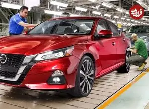 ببینید| مراحل تولید صفر تا صد نیسان آلتیمای جدید در کارخانه ای در آمریکا