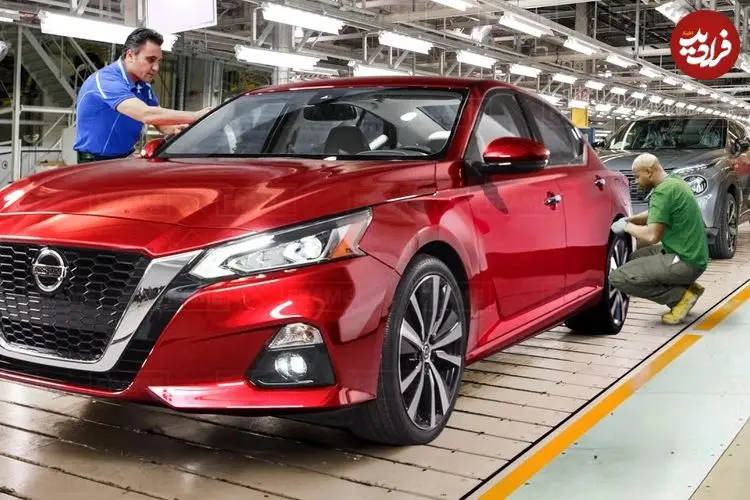 ببینید| مراحل تولید صفر تا صد نیسان آلتیمای جدید در کارخانه ای در آمریکا