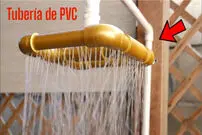 (ویدئو) نحوه درست کردن یک دوش آب خلاقانه با لوله پی وی سی 