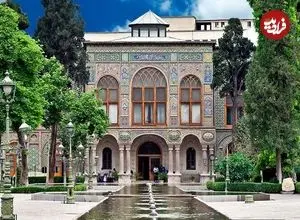 عکس| سفر زمان؛ منظرۀ زیبای برف در حیاط کاخ گلستان در دوران مظفرالدین شاه