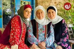 عکس| سفر در زمان؛ «مادر حوا» 2 سال بعد سریال سوجان و در کنار همسر و پسرش