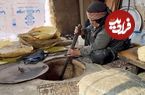ببینید؛ غذای روستایی در ایران؛ پخت نان گرده سنتی توسط دو مادر بزرگ