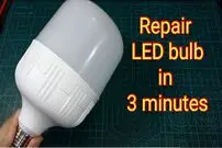 (ویدئو) یک روش آسان و سرعتی برای تعمیر لامپ بزرگ LED در 3 دقیقه