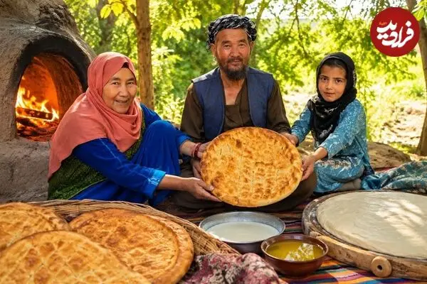 ببینید| غذای روستایی در افغانستان؛ پخت سوپ محلی و نان فطیر توسط یک زوج مسن