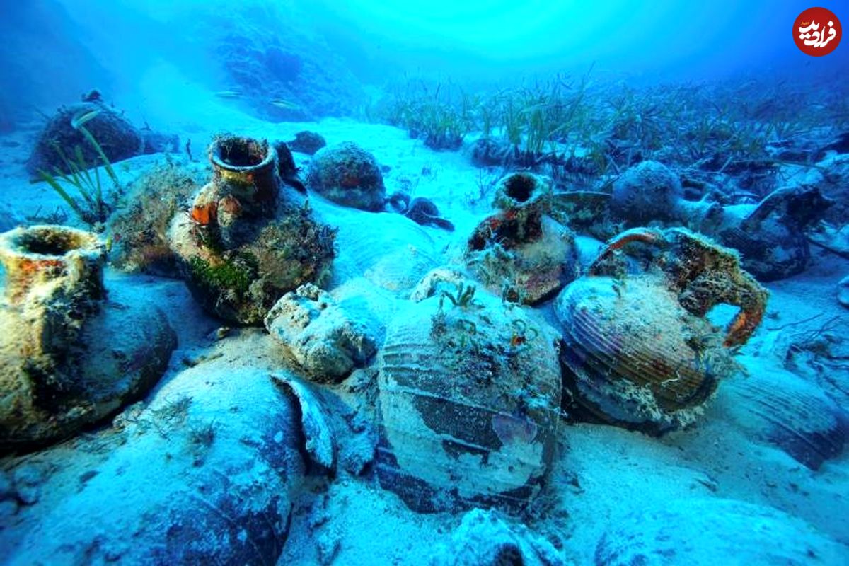 (تصاویر) غنایم به دست آمده از کشتی‌های غرق شده باستانی در مدیترانه