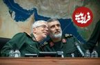 عکس؛ سفر در زمان؛ «سردار حاجی زاده و سردار طهرانی مقدم» روی عرشه کشتی؛ دهه 60