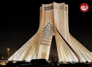 عکس| سفر زمان؛ «برج آزادی تهران وقتی در حال ساخت بود؛ سال 49