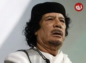 عکس| سفر در زمان؛ «معمر قذافی» در یک جلسه رسمی در دمشق؛ سال 1356