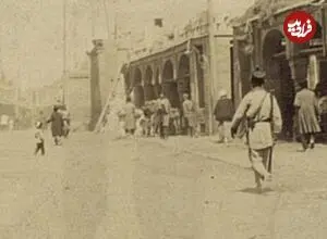 عکس| سفر زمان؛ تصویری از یکی از خیابان‌های تهران در دوران قاجار