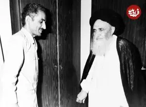 عکس| سفر در زمان؛ «محمدعلی رجایی» در حال گفتگو با «آیت الله بهشتی»؛ اواخر دهه 50