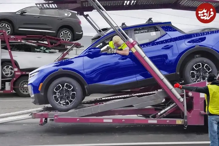 ببینید| نگاهی به مراحل تولید خودروهای کره ای هیوندای و کیا در آمریکا