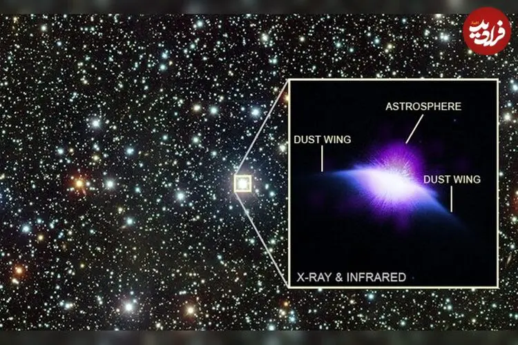 عکس روز ناسا از یک ستاره حباب‌ساز!