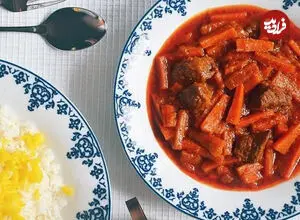 خورشت هویج تبریزی؛ دستور اصیل با طعمی ملس و خوش‌عطر