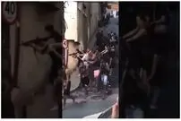 (ویدیو) لحظه غافلگیر شدن پلیس در مقابل قاچاقچیان مسلح