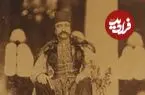 عکس| سفر زمان؛ تصویری از ناصرالدین شاه در کنار قوچ‌های شککارشده