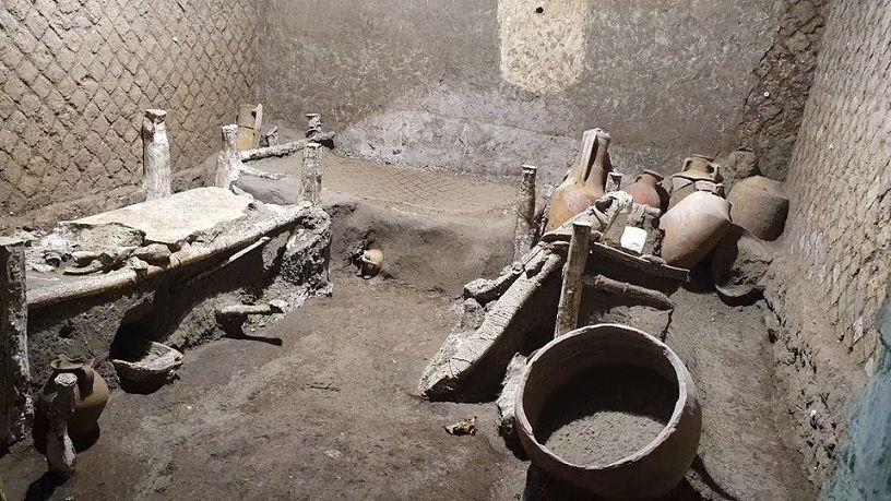 (تصاویر) کشف «اتاق برده‌ها» در شهری که دو هزار سال قبل مدفون شد