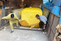 (ویدئو) مراحل دیدنی تولید فوم اسفنجی پلی اورتان در کارخانه