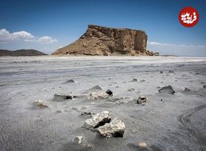 عکس؛ دریاچه ارومیه به طور کامل محو شد