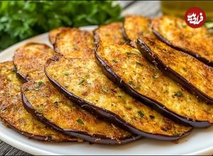 ببینید؛ طرز تهیه یک غذای متفاوت ایتالیایی با 2 عدد بادمجان