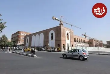 عکس| سفر زمان؛ میدان توپخانه و توپ‌های جنگی زیر پارچه؛ دوران قاجار