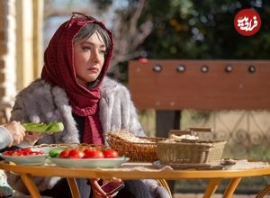 عکس؛ سفر در زمان؛ «ناهید زن حمید» در پشت صحنه فیلم جهان با من برقص؛ سال 97