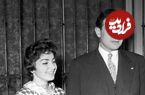عکس؛ سفر در زمان؛ «شهناز پهلوی و پدر همسرش» در یک مهمانی در پاریس؛ سال 1339