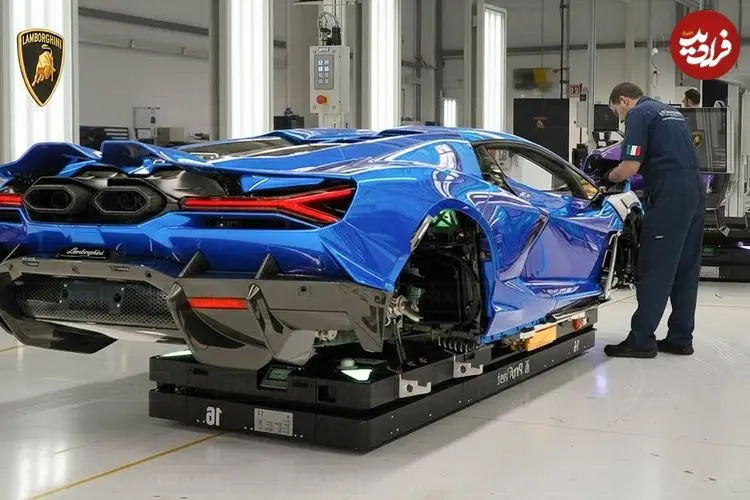ببینید| نگاهی به مراحل طراحی و تولید خودروی سوپر اسپرت لامبورگینی رِوُئلتو