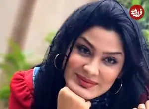 عکس| سفر زمان؛ تیپ و چهرۀ «طلا» (سریال سوجان) در پشت‌صحنۀ سریال «موچین»