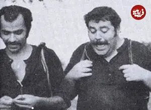 عکس| سفر در زمان؛ دیدار «همایون و مرتضی عقیلی» در پیری و در یک رستوران؛ سال 1400