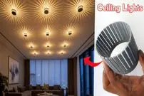 ببینید| مراحل ساخت چراغ سقفی با لوله پلیکا و لامپ ال ای دی به روش استاد اندونزیایی