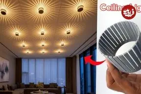 ببینید| مراحل ساخت چراغ سقفی با لوله پلیکا و لامپ ال ای دی به روش استاد اندونزیایی