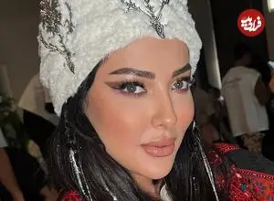 عکس| سفر زمان؛ چهرۀ «لیلا اوتادی» در پشت‌صحنه سریال «گاندو»؛ سال 98