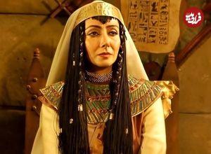 عکس| سفر در زمان؛ «زلیخا» در پشت صحنه سریال پس از باران؛ سال 79