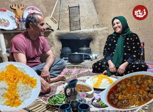 ببینید| غذای روستایی در ایران؛ پخت کوفته سنتی توسط زوج روستایی