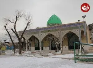 عکس| سفر زمان؛ منظرۀ متفاوت «امامزاده قاسم تجریش» در حدود 90 سال قبل
