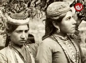 عکس| سفر زمان؛ دختران ارمنی در ارومیه در حال چیدن گلابی؛ دوران قاجار