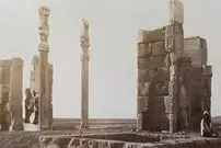 سفر به ایران قدیم؛ عکس نایاب از دروازه ملل تخت جمشید؛ نگاه به شکوه ۱۰۰ سال پیش
