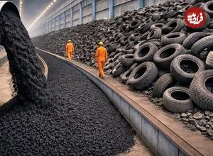 ببینید| چگونه آمریکایی ها لاستیک های فرسوده را به آسفالت لاستیکی تبدیل می کنند؟