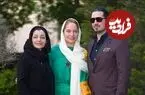 عکس| سفر زمان؛ مهناز افشار در حال هیپنوتیزم کردن حامد بهداد؛ سال 91